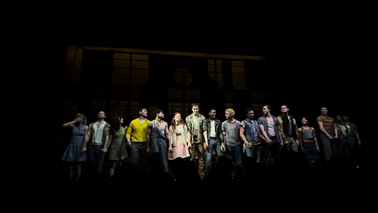 The Outsiders - opening night curtain call