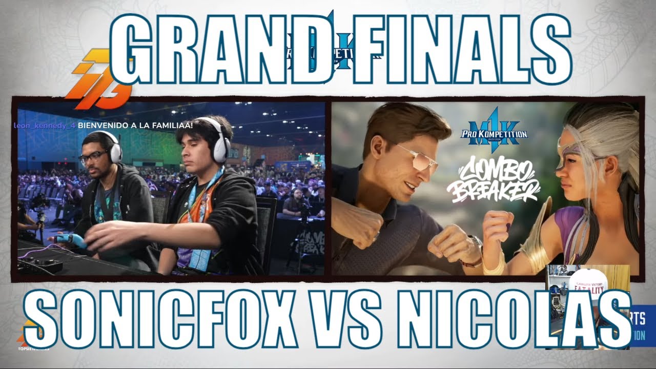 MK1: GRAND FINALS SONICFOX VS NICOLAS | SINDEL VS JOHNNY CAGE | COMBO BREAKER 2024 PROKOMPETITION