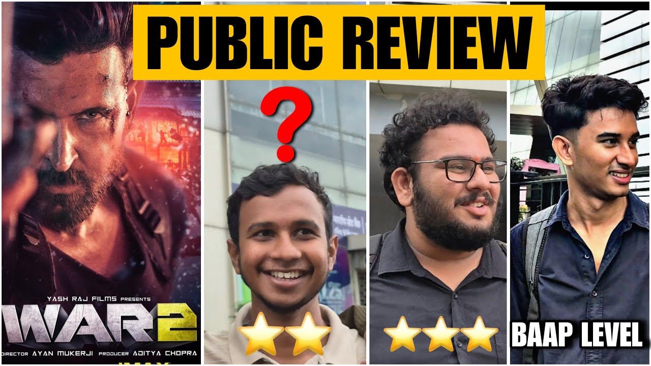 War 2 Movie Public Review | Hrithik Roshan | Jr NTR | Kiara Advani | Public Reaction On War 2 