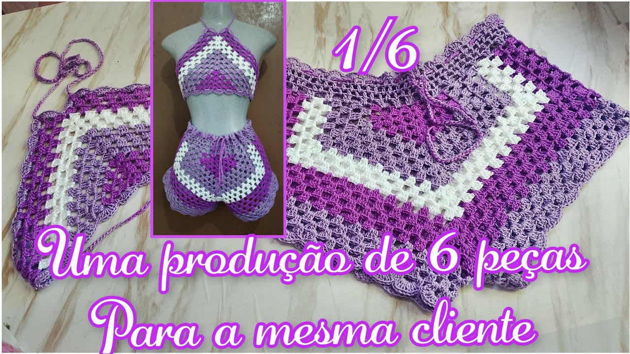 1/6 Uma produção de 6 peças para a mesma cliente 