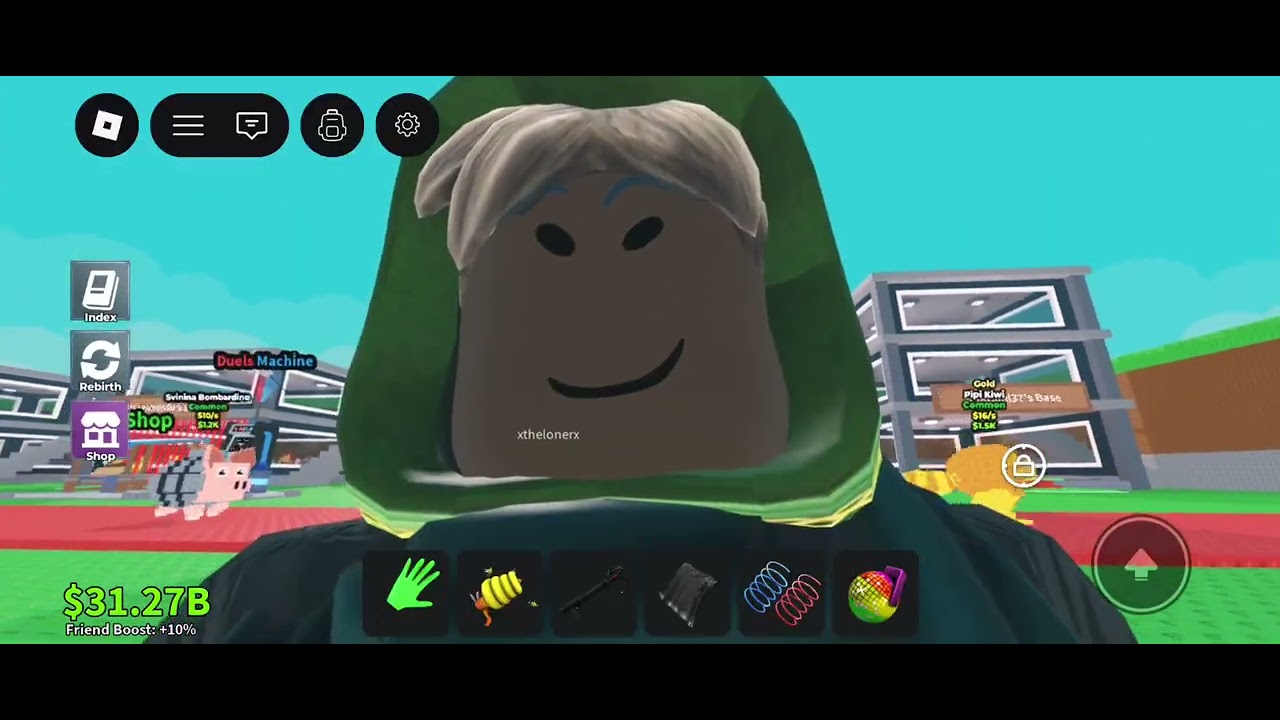 I  playing steal a brainrots