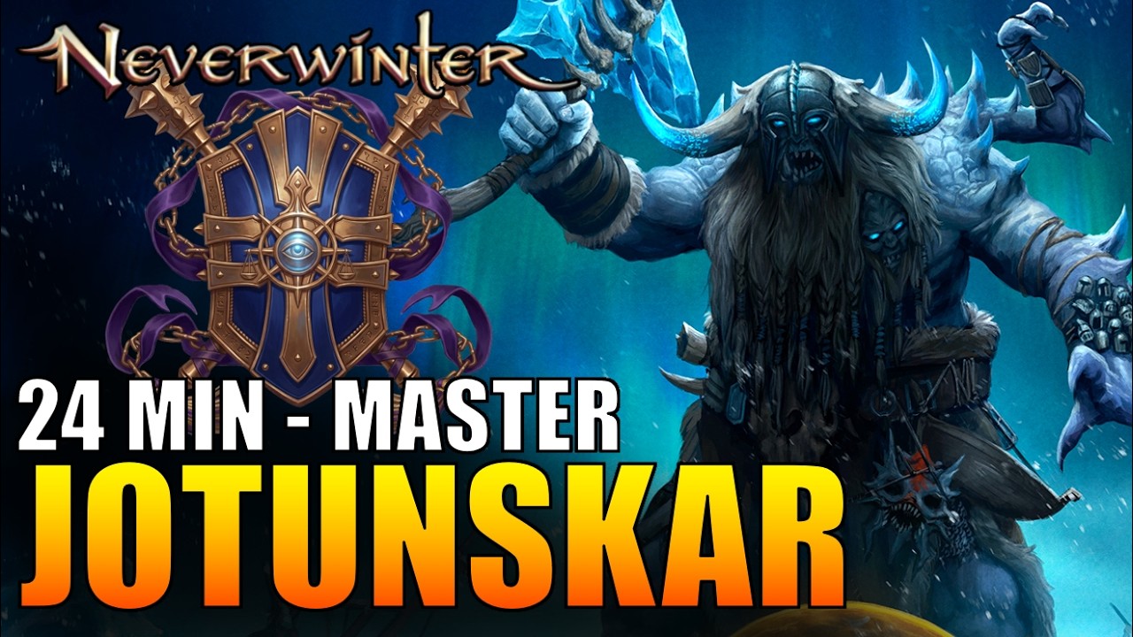 NEW M33 Dungeon Jotunskar (master) Paladin Tank gameplay! - 24 mins Completion