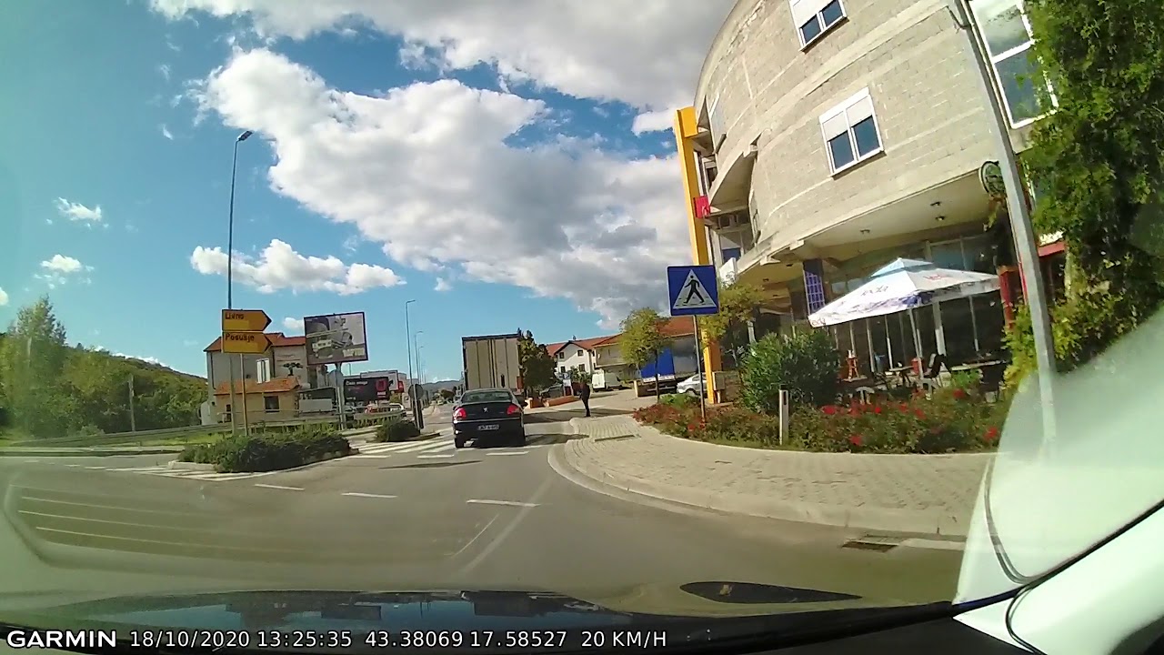 DRIVE #1353: Mostar-Široki Brijeg-Grude (Bosnia and Herzegovina) (timelapse 4x) *Read Description*