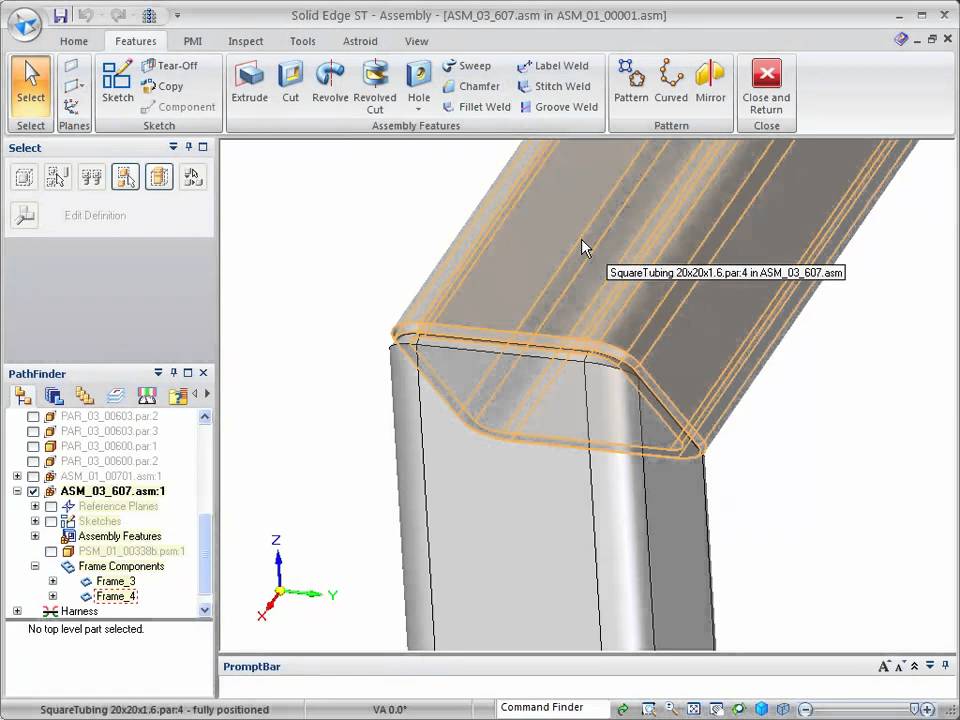 Solid Edge ST2 - Ironeagle - Frame & Weldment - part 2