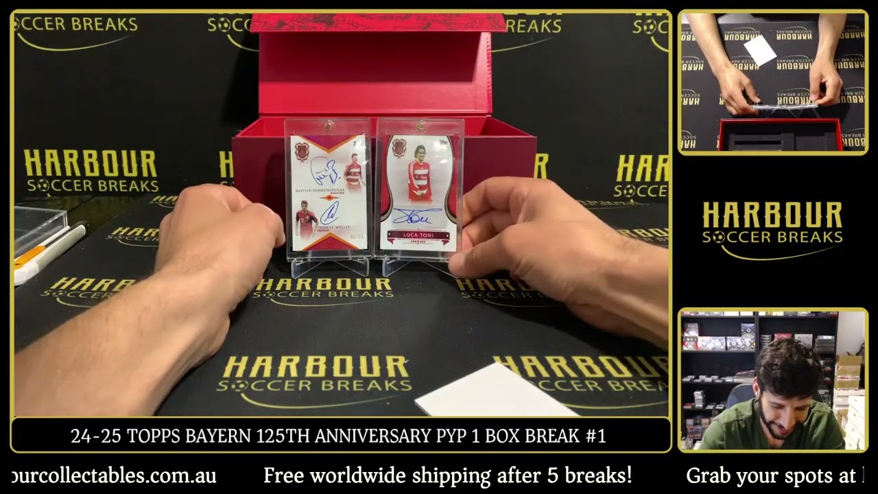Break #1 - 24/25 Topps Bayern Munchen 125th Anniversary PYP 1 Box Break