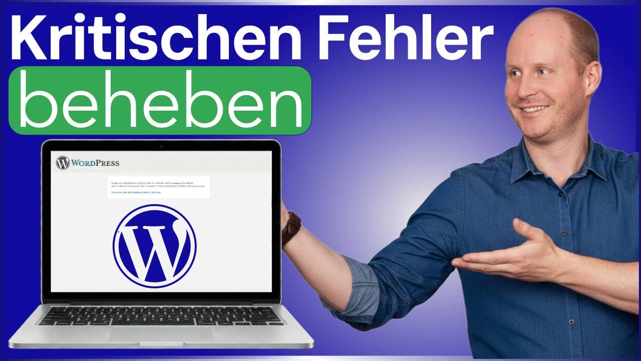 Kritischen Fehler beheben in WordPress - einfach Schritt für Schritt + Wartungsmodus deaktivieren