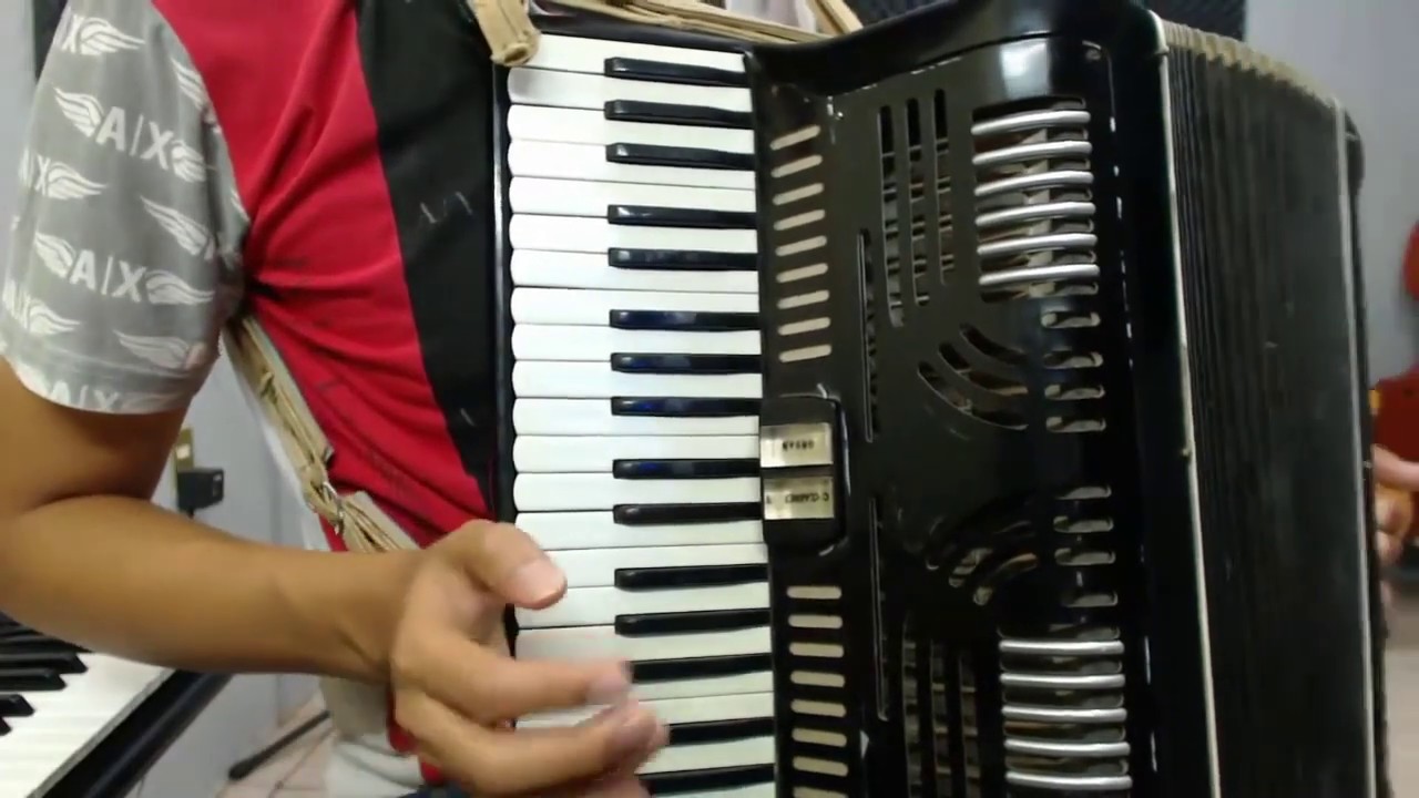 Las Nieves de Enero - Chalino - Tutorial Acordeon de Teclas