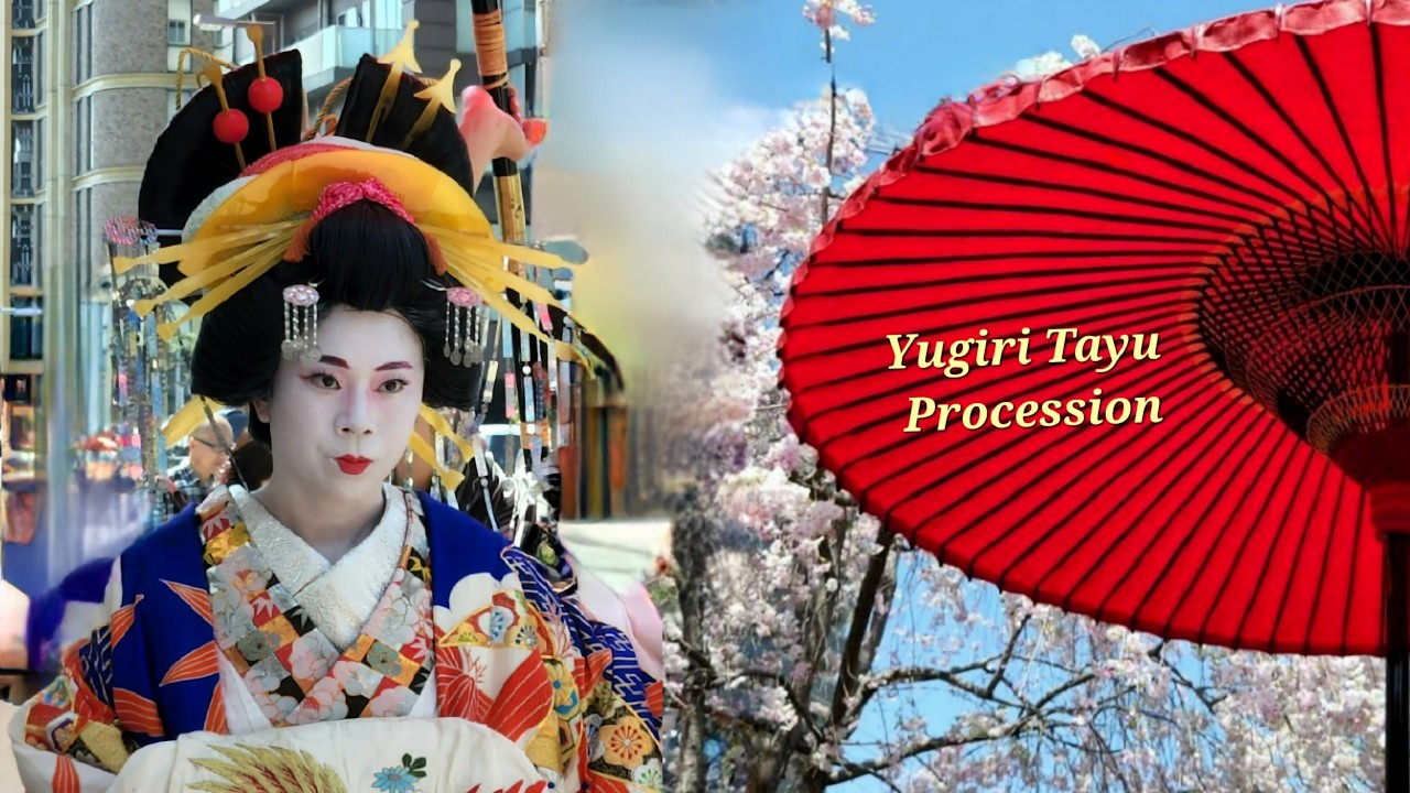 Osaka. Shitaderamachi. Yugiri Tayu Procession