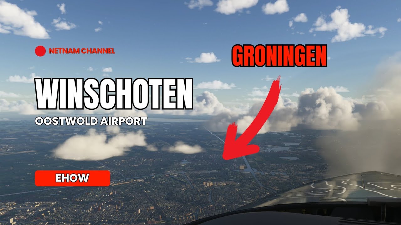 Landing in Winschoten Oostwold Groningen The Netherlands | Oostwold Airport (EHOW) #groningen