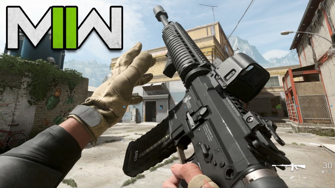M16A3 Style in Modern Warfare II Open BETA Gameplay