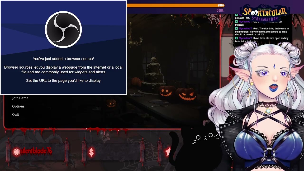 Spooky fundraising with @ladybunnbunn and @reisirena for @gamersoutreach!