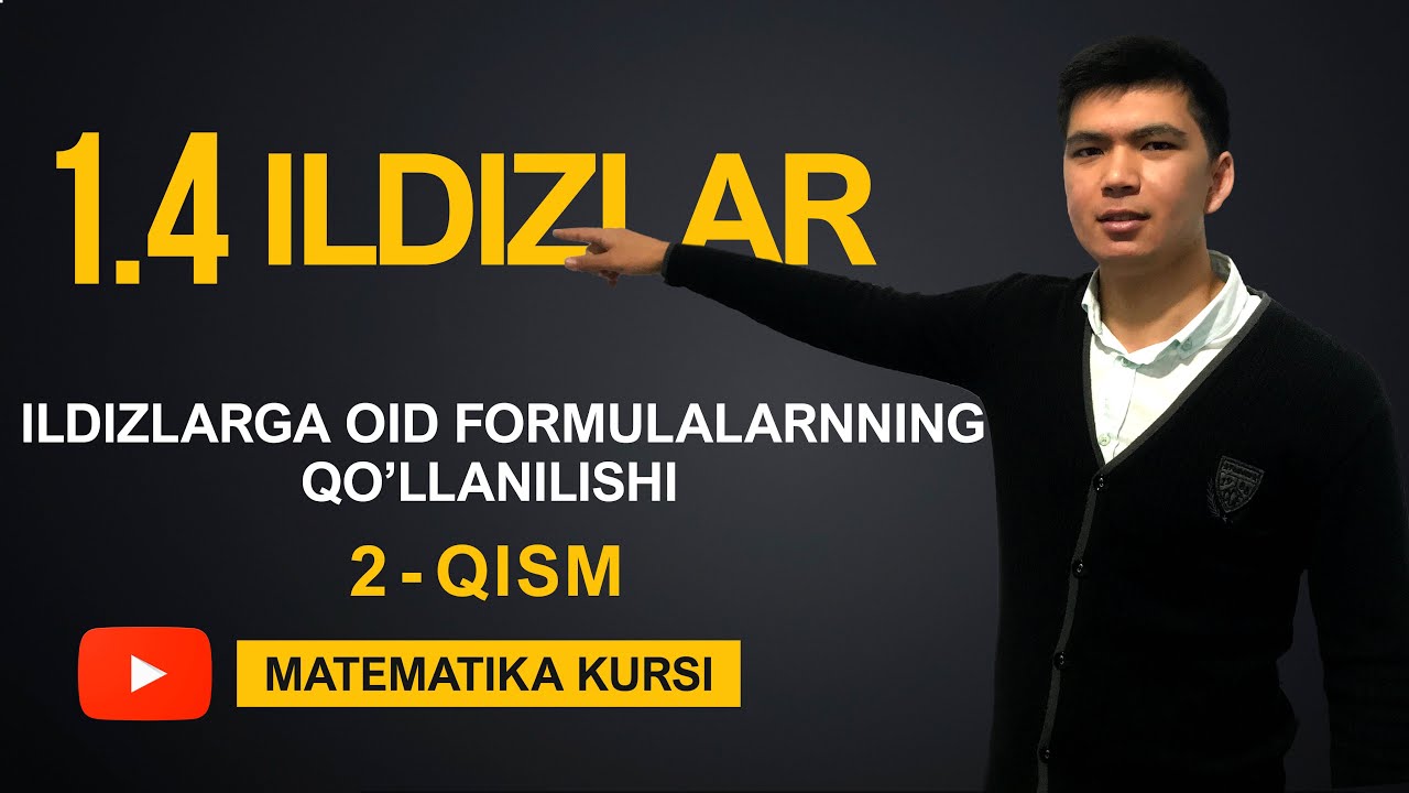 17-Dars. Ildizlar