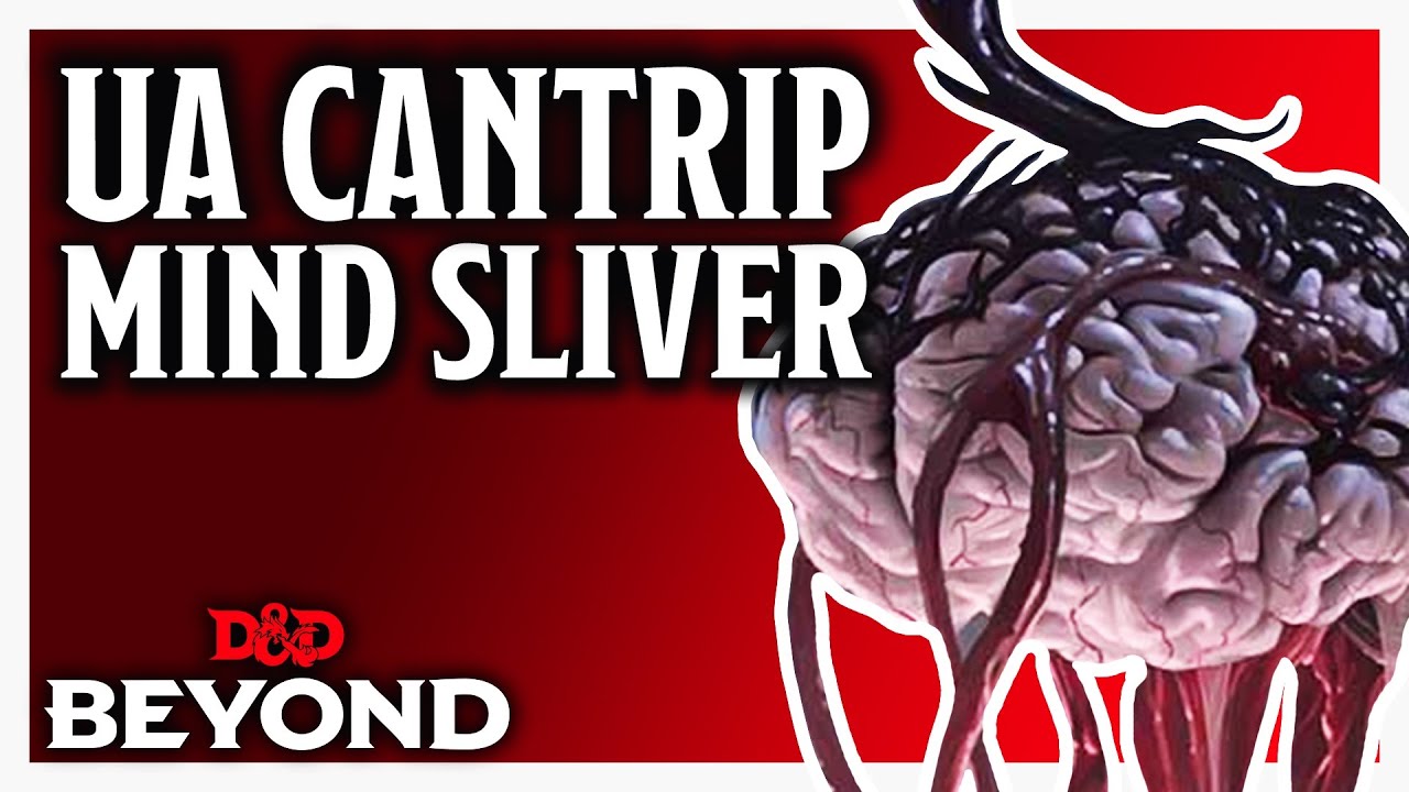 Mind Sliver Cantrip in D&D's Unearthed Arcana