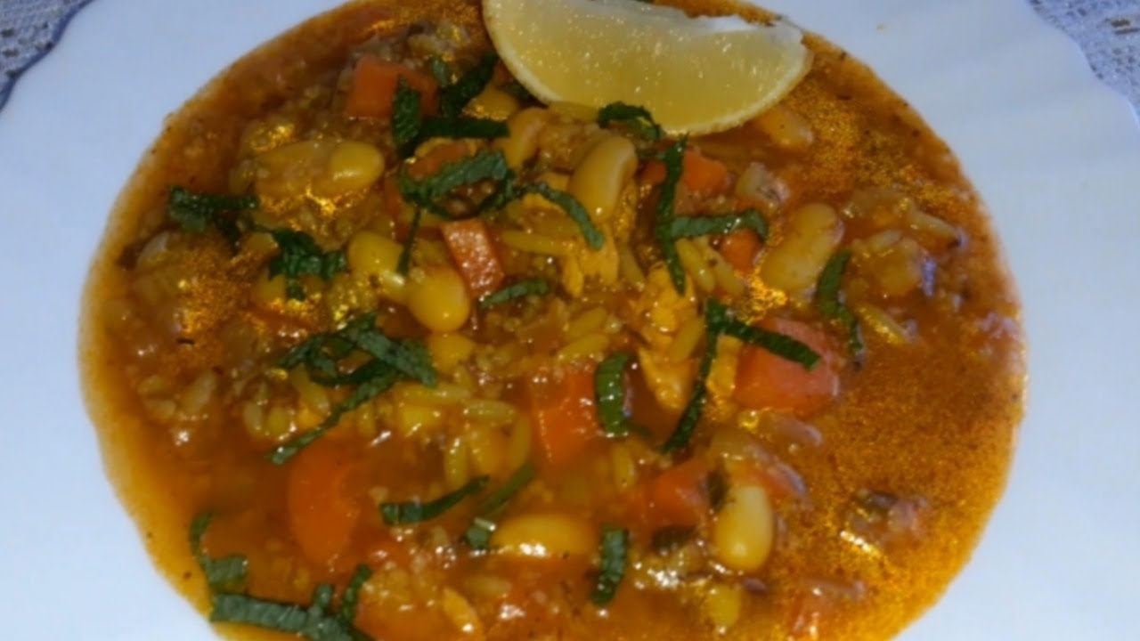 من المطبخ العالمي أروع شوربة بمكونات صحية👌 recette de soupe avec des ingrédients sains 🥘👇