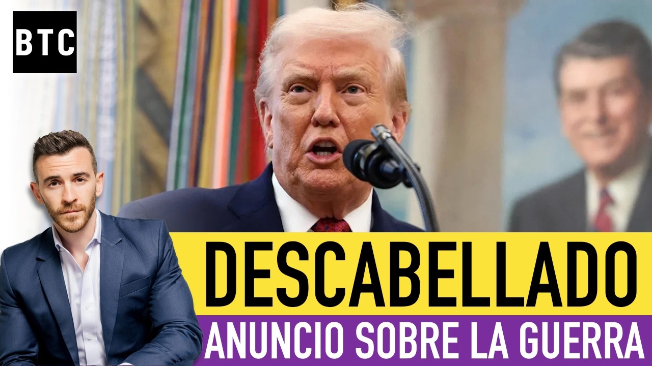 Trump emite un ANUNCIO DESCABELLADO sobre la guerra 😳