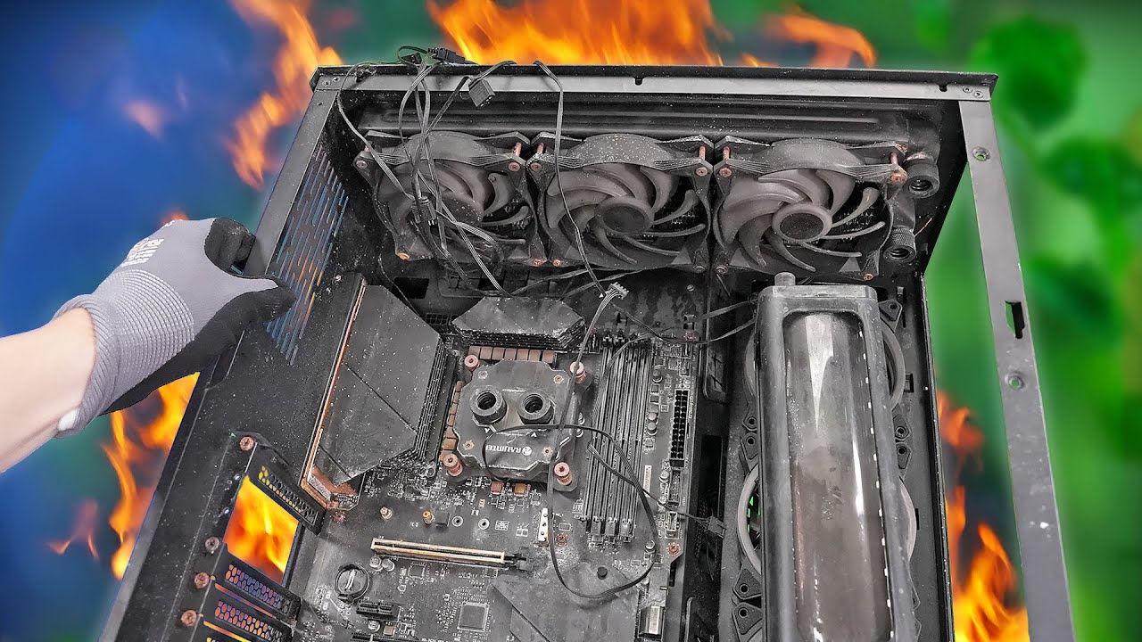 Viewer’s PC Burned Down – Can We Save Anything?