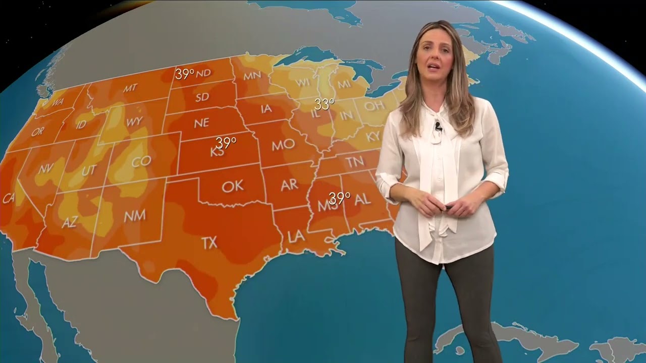 Previs&atilde;o do tempo | Chuva segue irregular nos EUA e com temperaturas elevadas | 12/08/2022 |