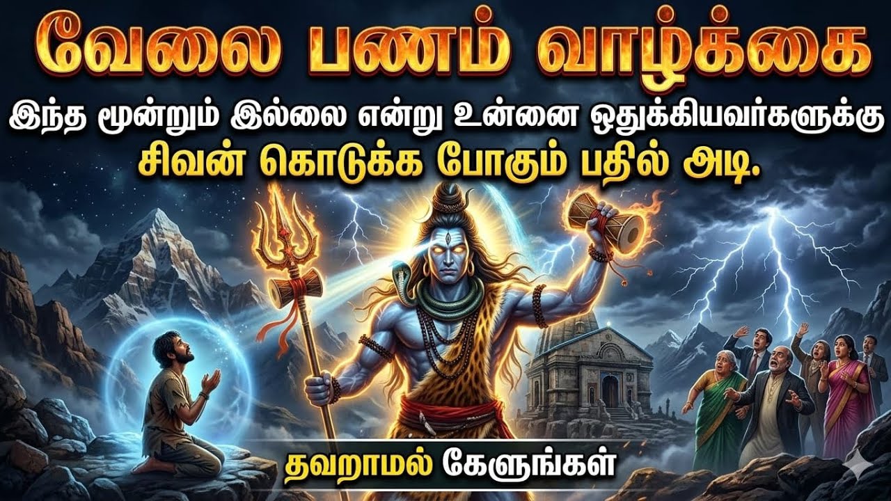உன்னை ஒதுகியவர்கள் முன் நீ தலை நிமிர்ந்து நிற்க போகிறாய் இது என் சத்யவாக்கு|#சிவன்#sivan #sivansongs