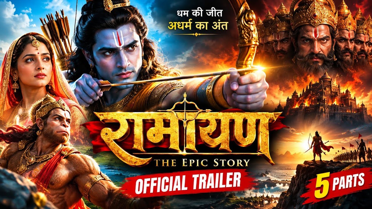 🔥 RAMAYAN TRAILER 2026 | When there will be a great war between Dharma and Adharma 🚩 | Epic AI VFX Trailer | Ramayana