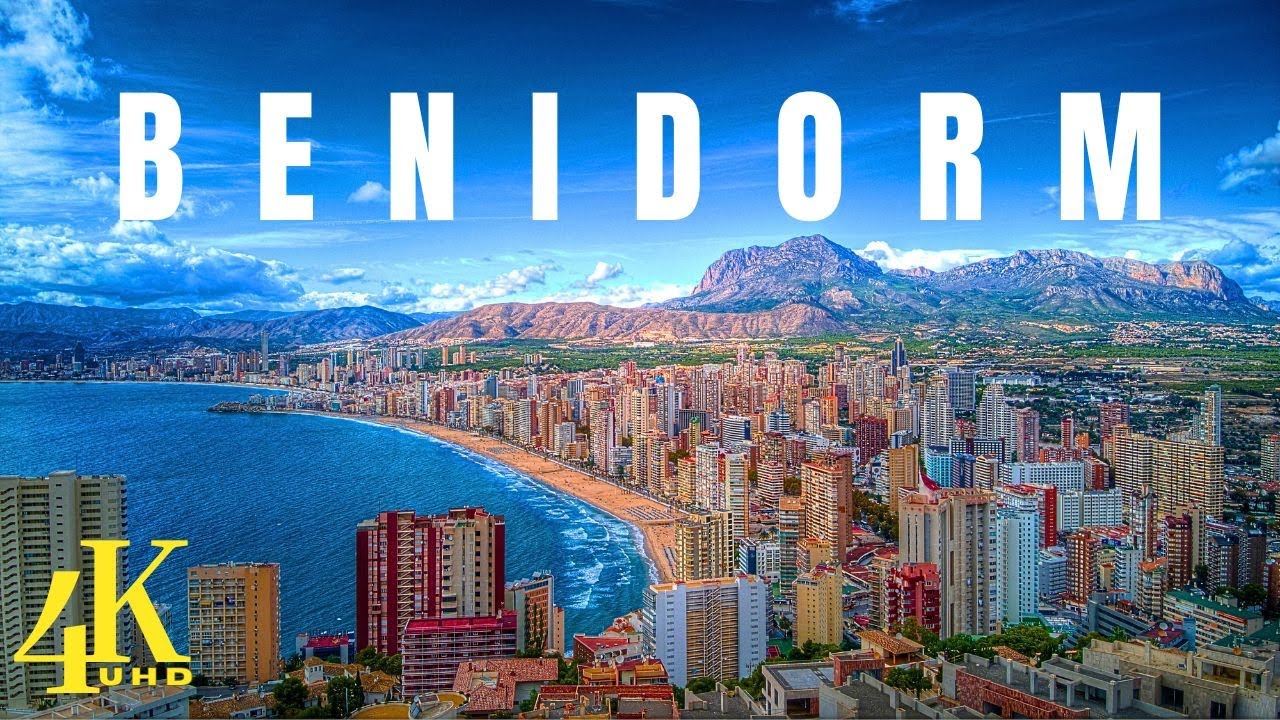 Benidorm , Spain 🇪🇸 4K UHD | Drone Footage
