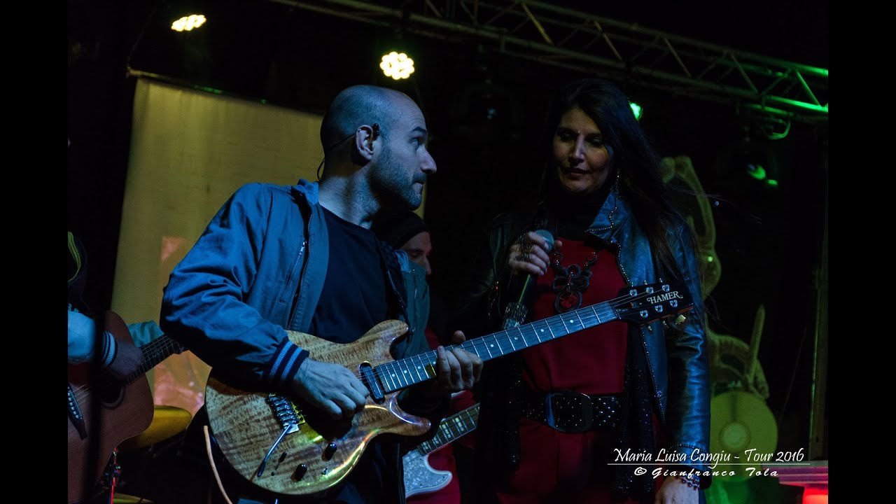 Maria Luisa Congiu con Martino Roggio 