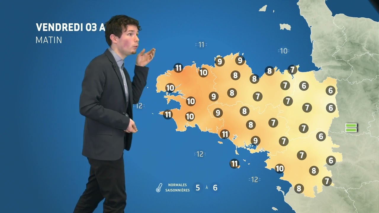 Bulletin m&eacute;t&eacute;o pour le vendredi 3 avril 2026
