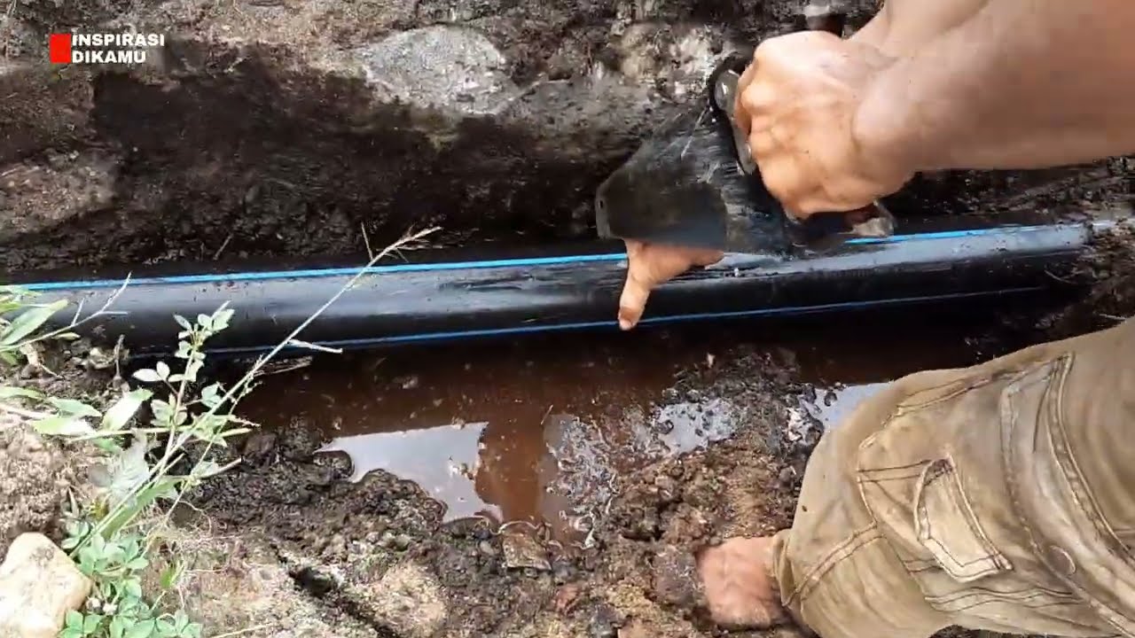 Menghubungkan Tiga Jalur pipa Secara Bersamaan | Desain Memasang Tee Coupling HDPE