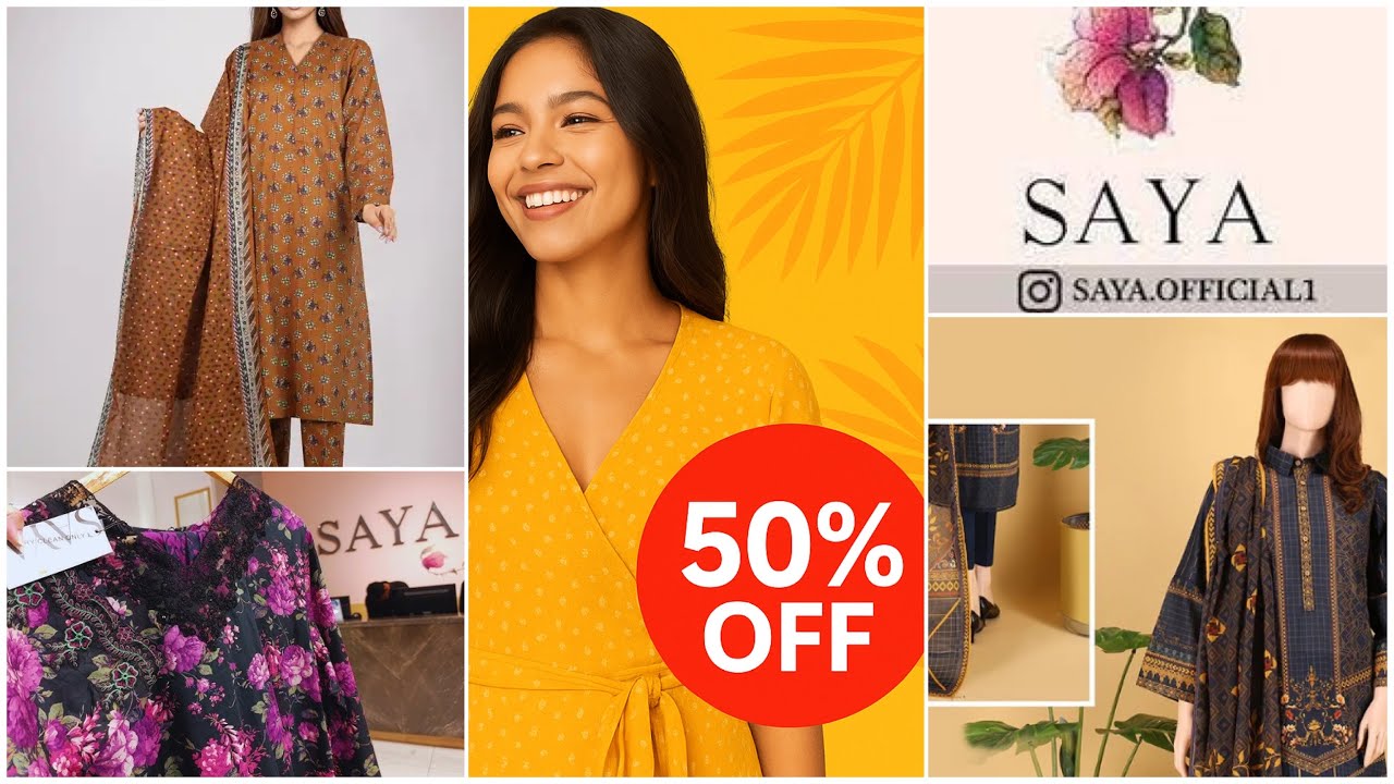 Saya Summer Sale 2025 | Season End Sale | Summer Collection 