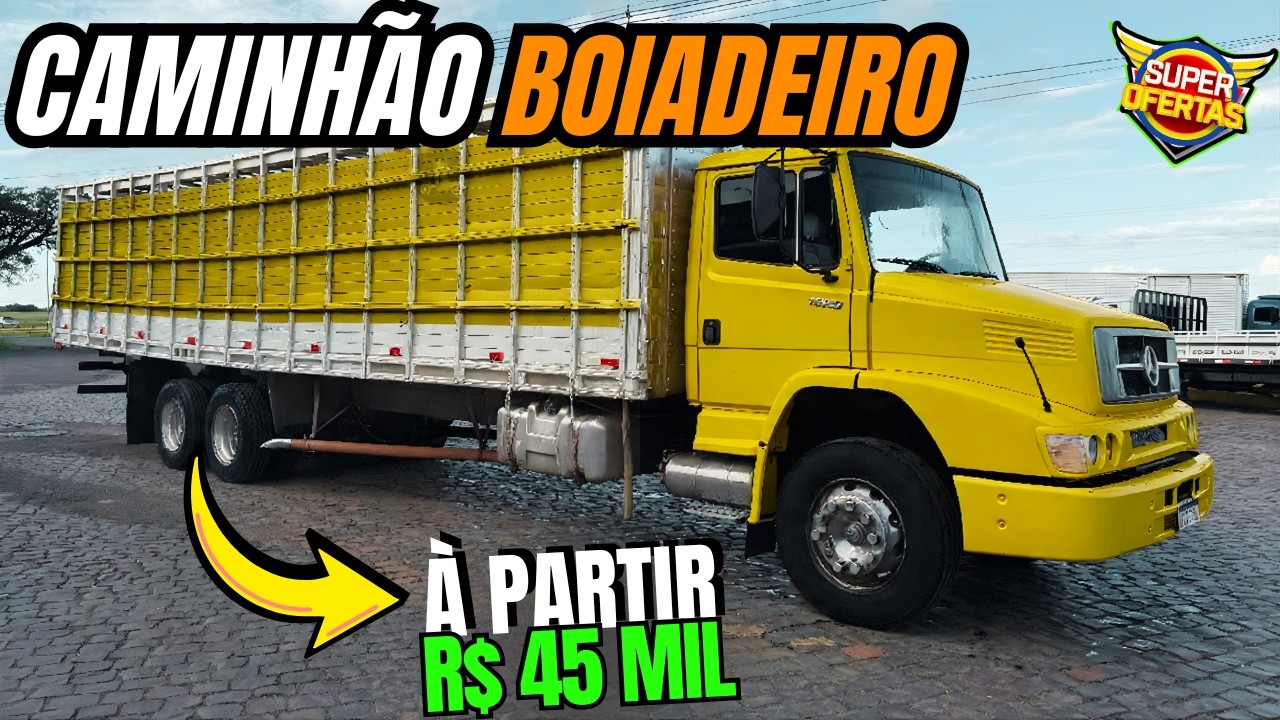 GAIOLA BOIADEIRA CAMINHÃO DO AGRO OFERTAS à PARTIR DE 50 MIL #caminhaoboiadeiro #qualificado #gaiola