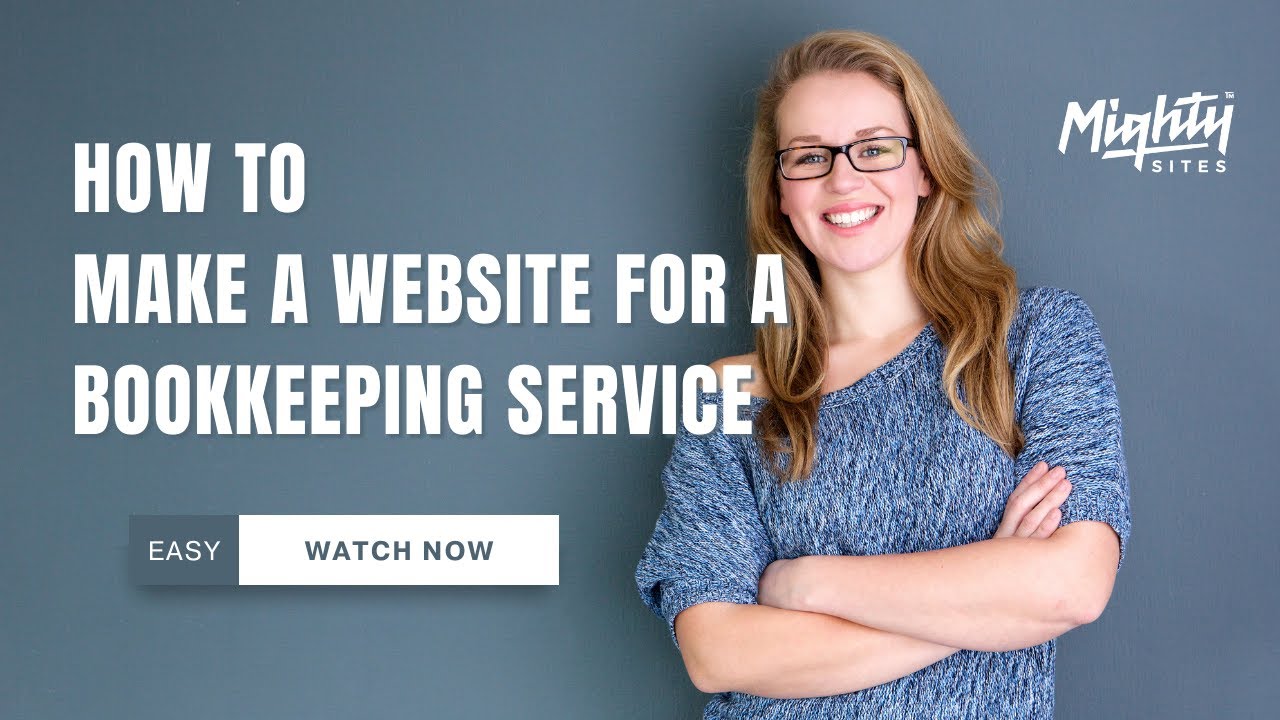 How To Make a Website for a Bookkeeper - FAST & EASY!