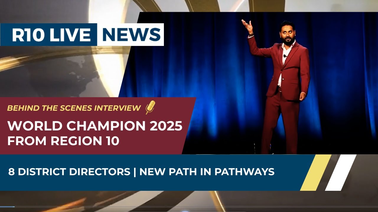 R10 Live News: WCPS 2025 Winner & Convention in Philadelphia  | Toastmasters Region 10 (Ep. #1)