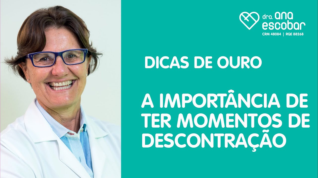 A import&acirc;ncia de ter momentos de descontra&ccedil;&atilde;o