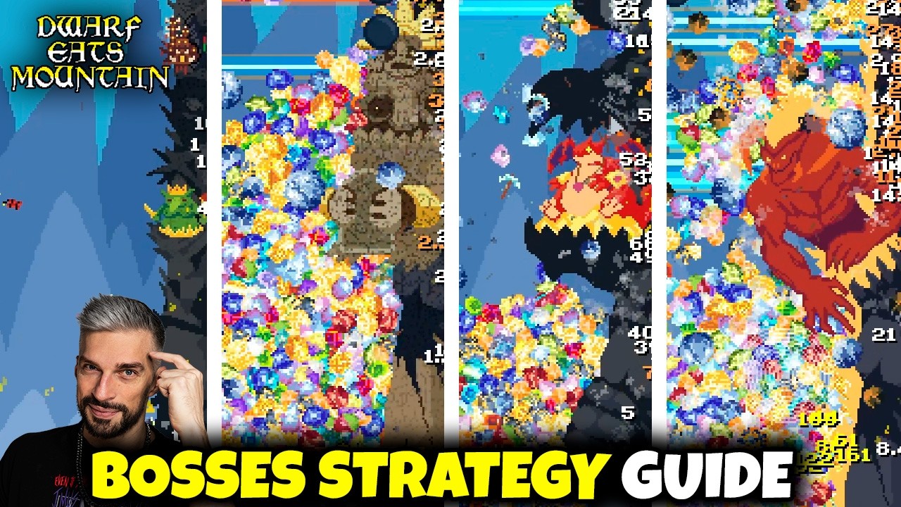 Ultimate Bosses Strategy Guide. How to Beat the Game // Dwarf Eats Mountain