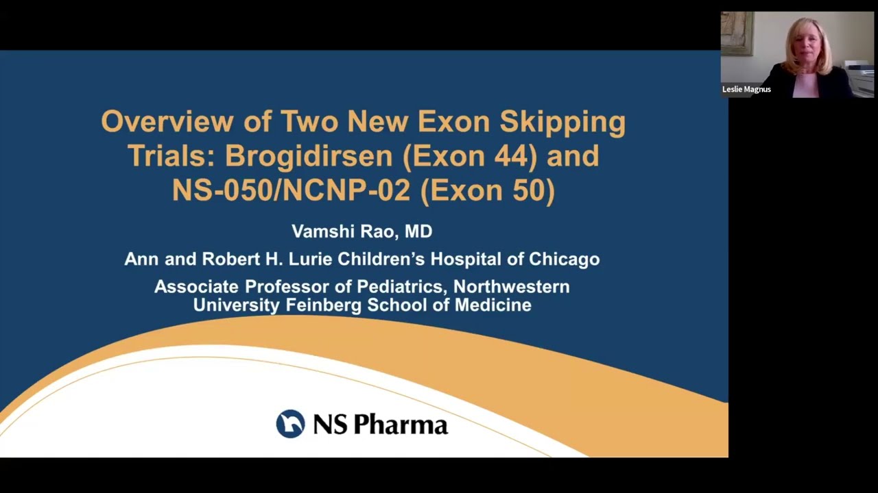 Webinar: NS Pharma - Overview of New Exon Skipping Trials: Brogidirsen and NS-050/NCNP-03 (Mar 2024)