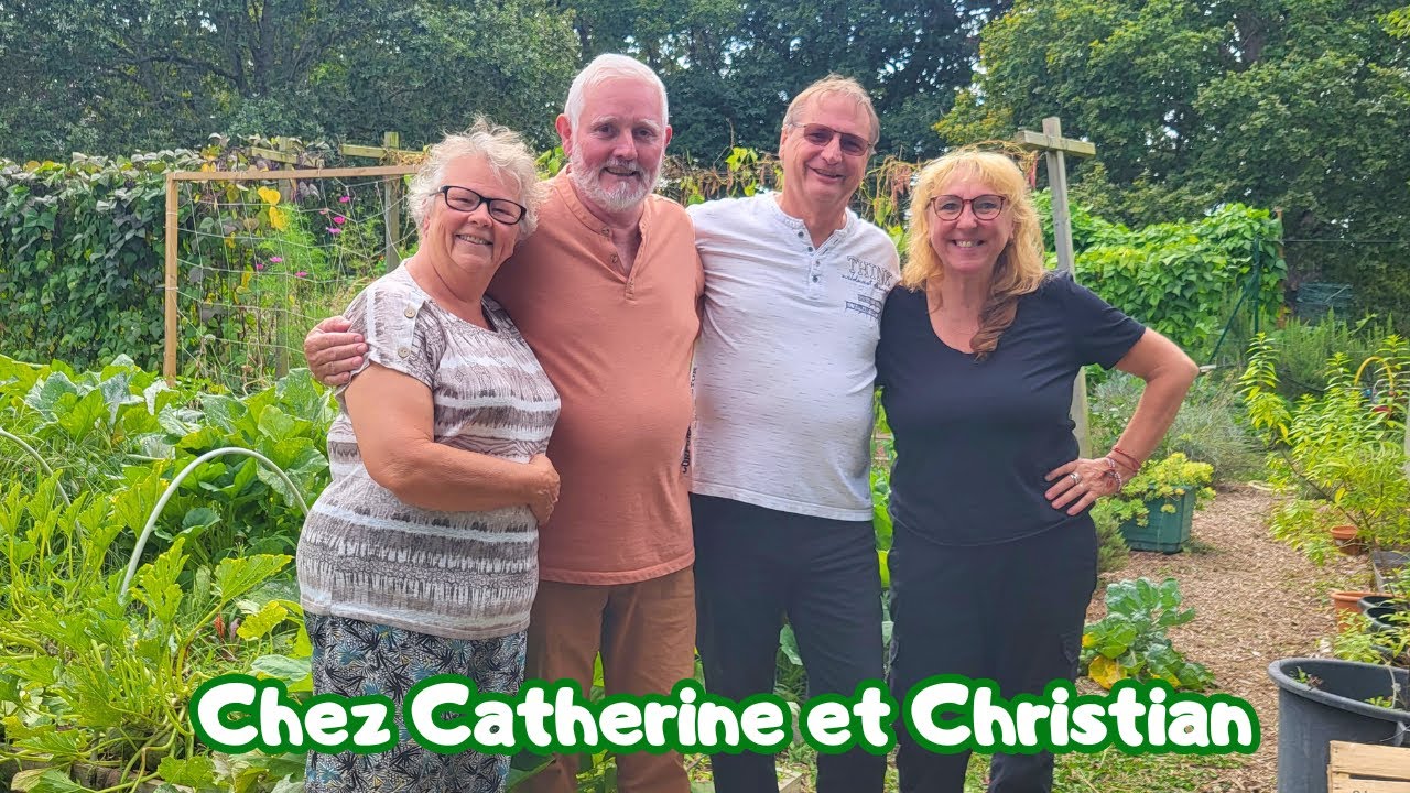 ON VISITE LE POTAGER DE CATHERINE ET CHRISTIAN, LES JOYEUX JARDINIERS SEPTUAGENAIRES