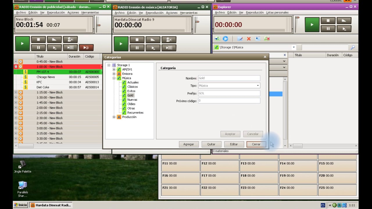 Tutorial Dinesat Radio: 2. Explorador de Dinesat