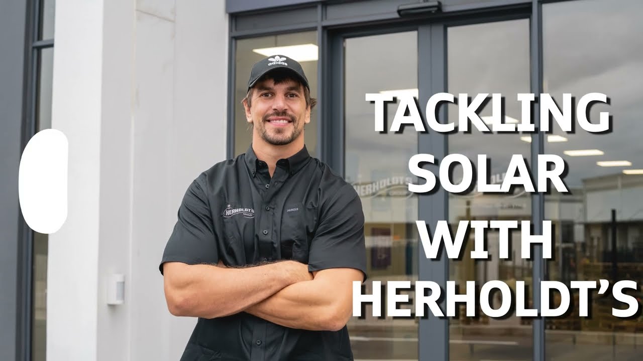 Eben Etzebeth, taking solar power head-on!