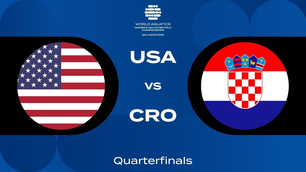 USA vs CRO | U20 Women's Water Polo Quarterfinals Day 5 Highlights