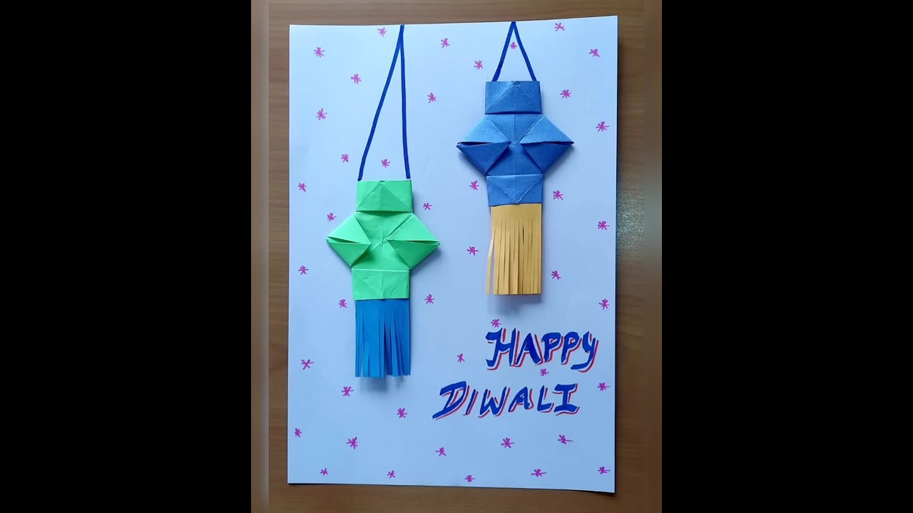 Lantern Making Simple Craft | Aakash Kandil Craft | Diwali Lantern Craft | DIY Lantern Making Craft