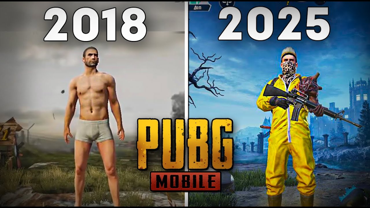 PUBG MOBILE - ДО ТОГО, КАК СТАЛ ИЗВЕСТЕН.КАК ИЗМЕНИЛСЯ PUBG MOBILE С 2018 - 2025.ОБНОВЫ 0.3- 4.0