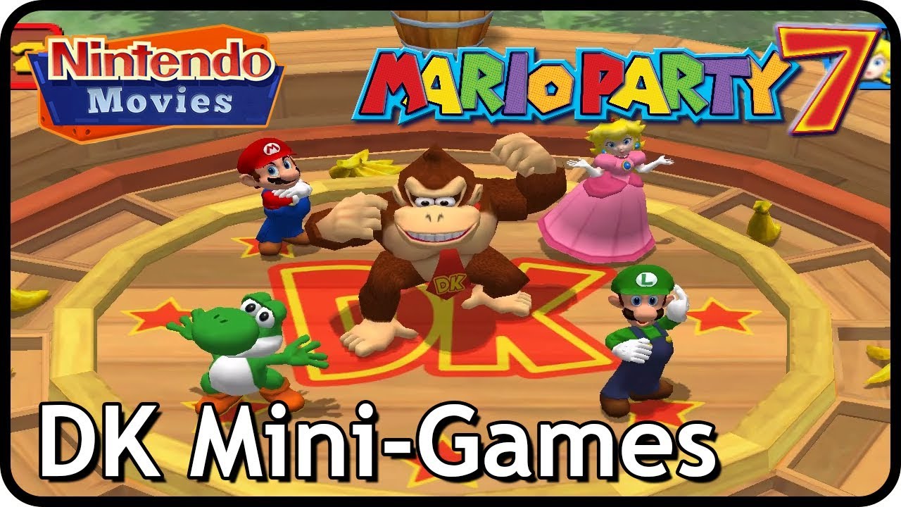 Mario Party 7 - All Donkey Kong Mini-Games (Multiplayer)