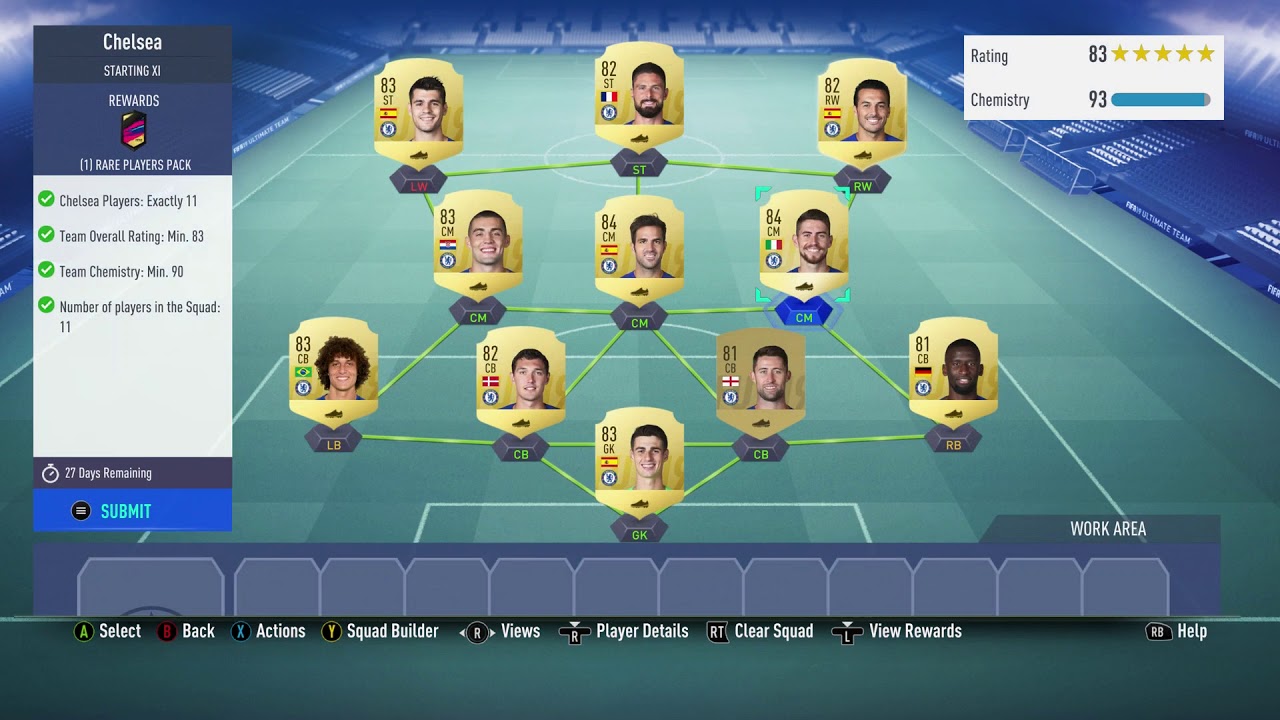 FUT 19 - SBC - Live - Eden Hazard POTM September - Chelsea - no loyalty - 70-80k