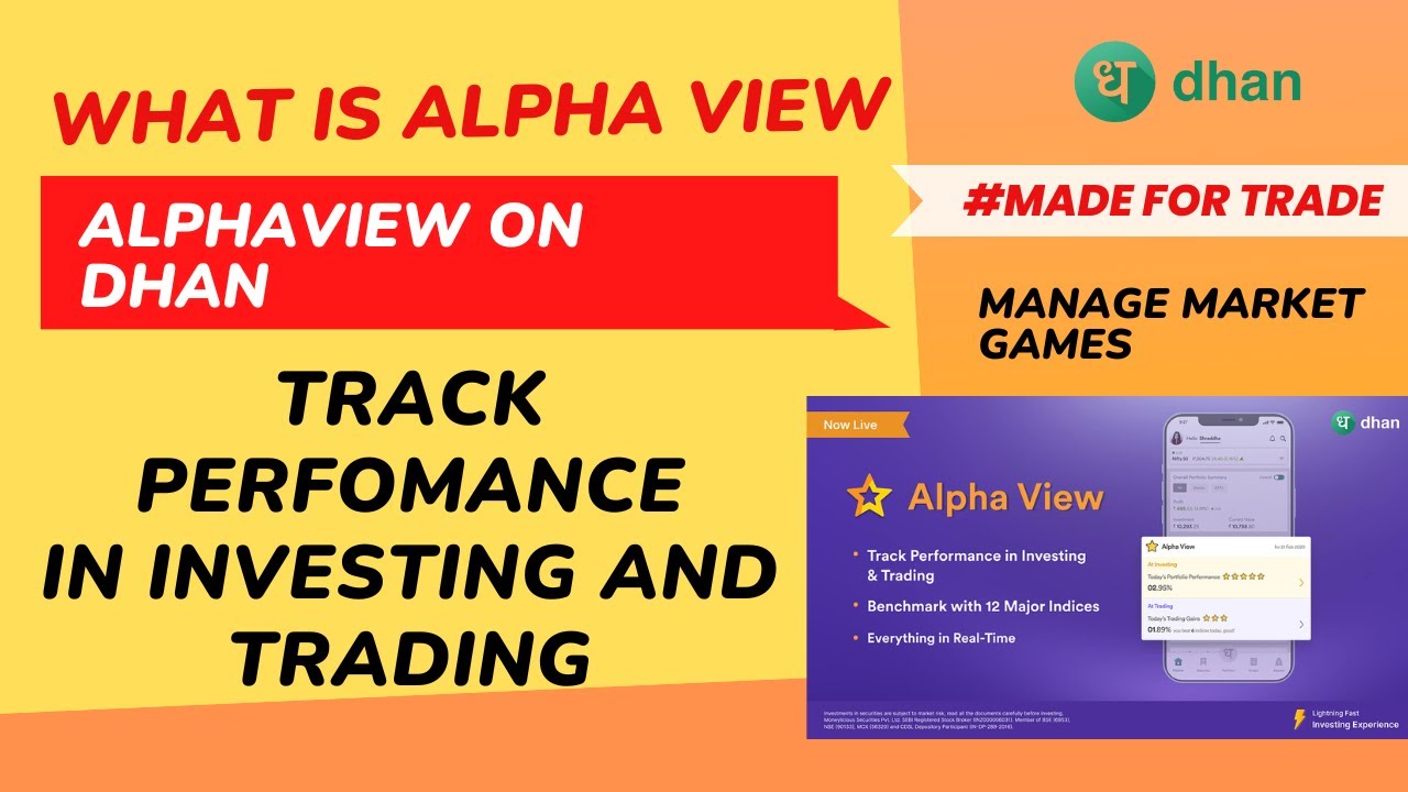 AlphaView on DHAN | Track Performance in investing and Trading | Manage Market Games