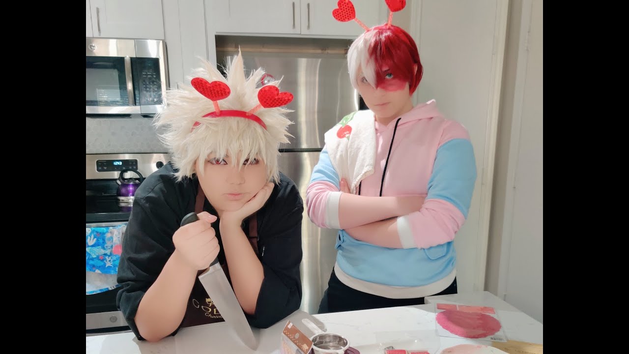 WHO IS KACCHAN'S VALENTINE?! | Killer Meals w/ Katsuki | Making Chocolate Truffles with Todoroki!