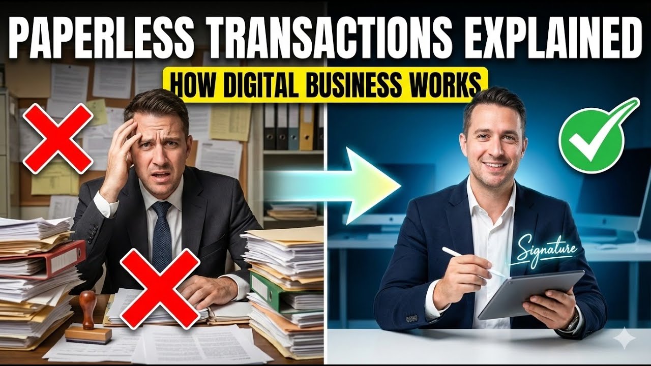 Paperless Transactions Explained How Digital Business Works