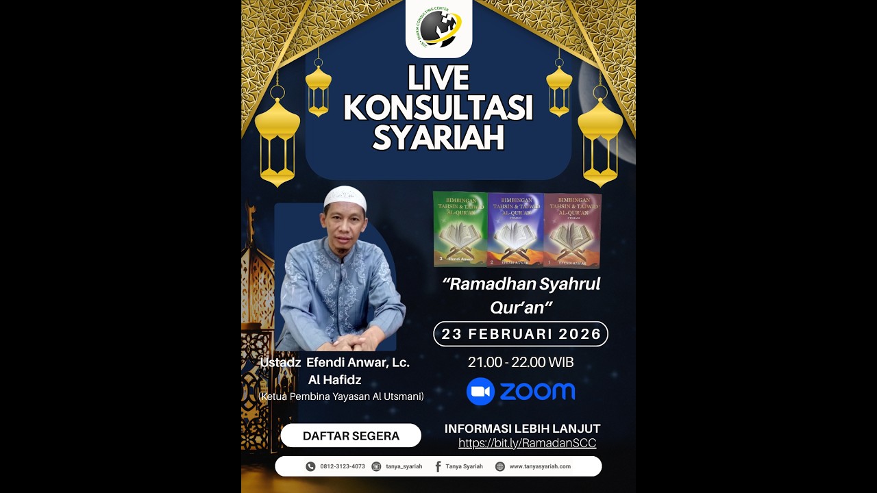 Live Konsultasi Syariah bab Al Qur'an