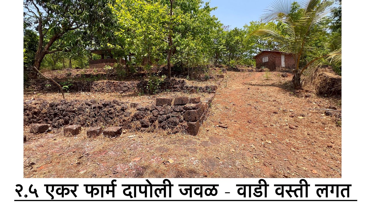 २.५ एकर फार्म दापोली जवळ - वाडी वस्ती लगत @myacredapoli