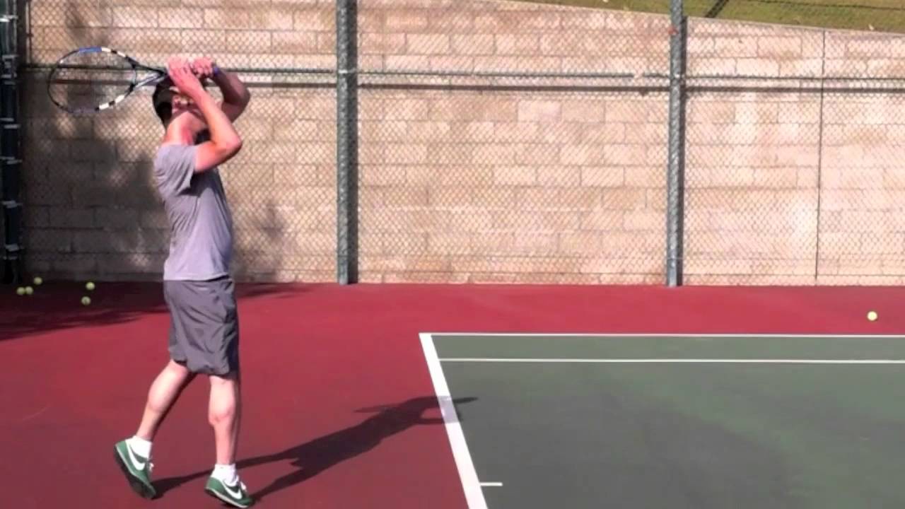 Chris Rallying forehands and backhands