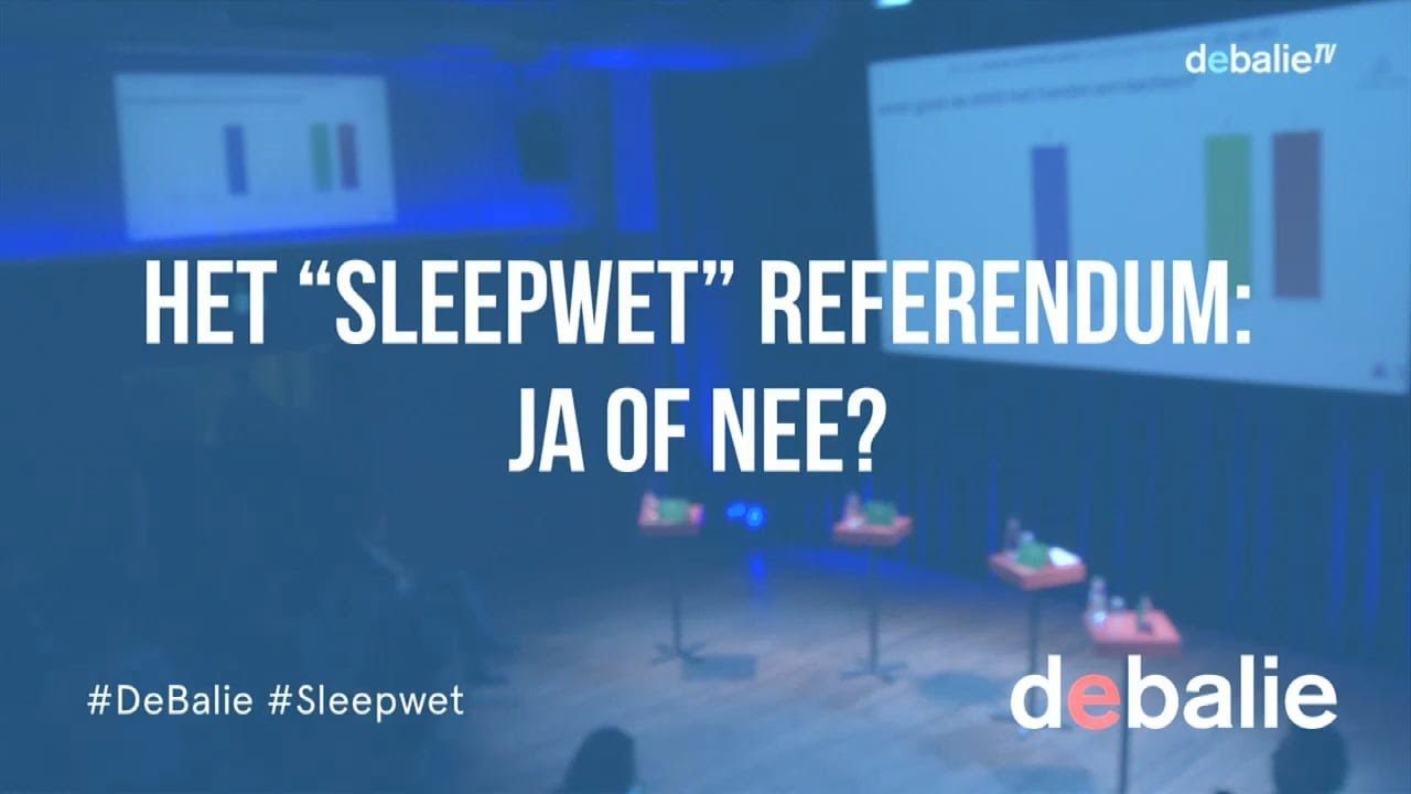 Het '#Sleepwet'referendum: ja of nee?