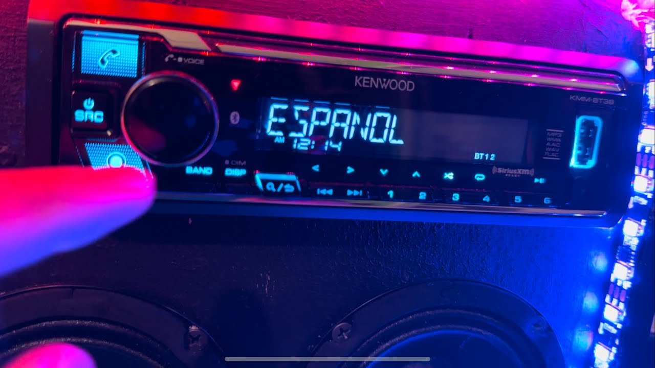 COMO CAMBIAR idioma EN estereo Kenwood